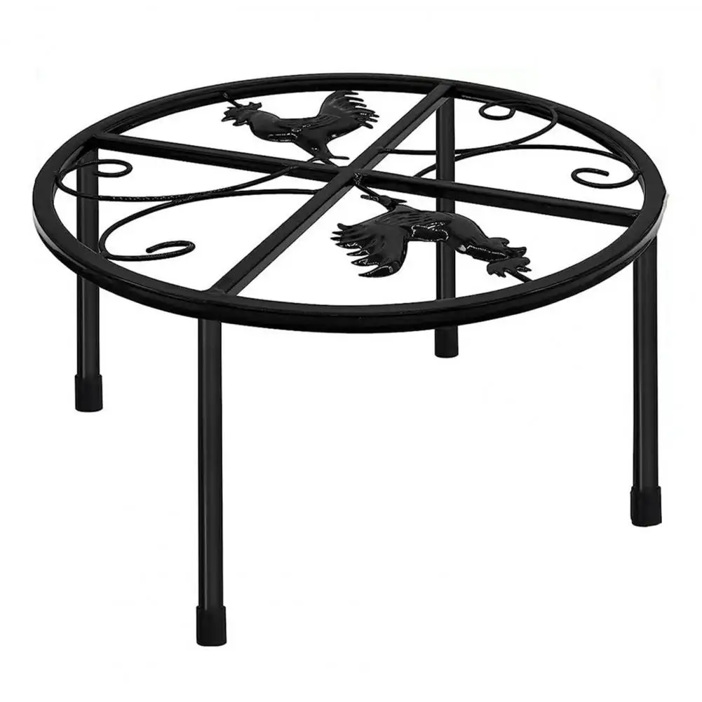 

Fall-proof Chicken Feeder Stand Sturdy Metal Stand for Chicken Feeders Waterers Indoor/outdoor Poultry Accessory with 4 Legs