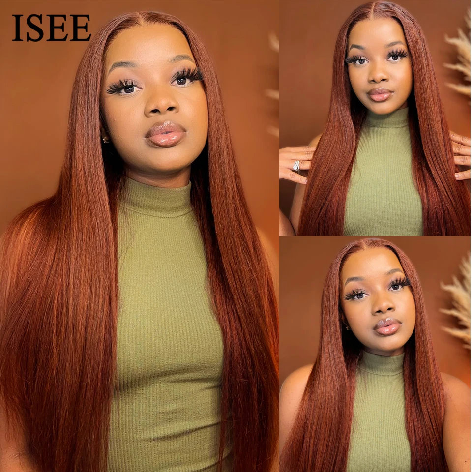 Ed Lace Front Wigs Malaysian Straight Chocolate Brown Human Hair Reddish Brown Lace Closure Wigs 99j Burgundy