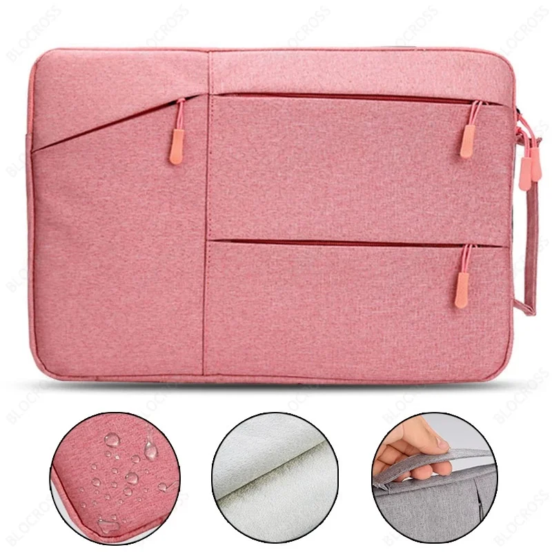 

For Xiaomi Book S 12.4" 2023 Multi Pockets Handbag Zipper Box Case Sleeve Bag For Xiaomi Book S 12.4" 2023