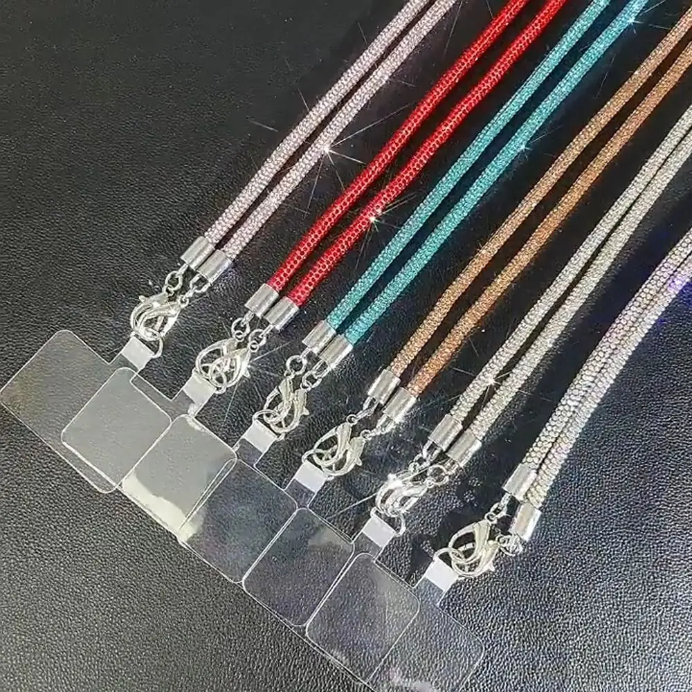 Модный Блестящий шнурок для телефона со стразами