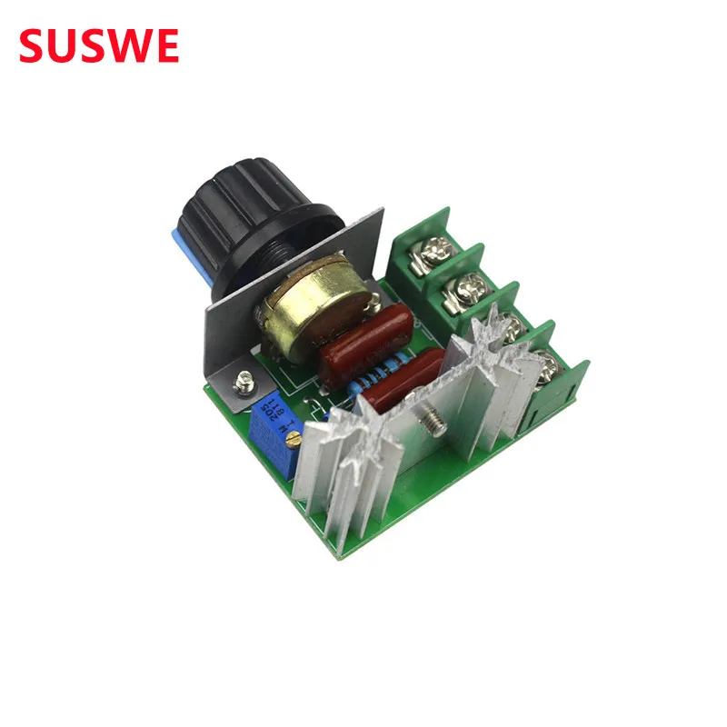 

AC 220V 2000W high power SCR voltage regulator dimmer motor speed controller thermostat electronic voltage regulator module