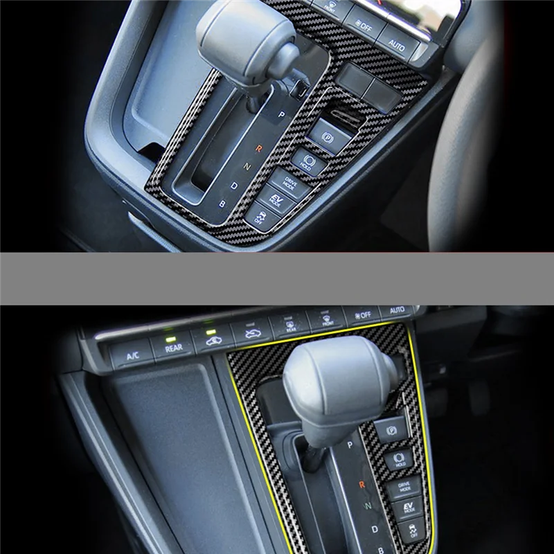 Автомобильная задняя крышка переключения передач наклейка на обшивку для Toyota AI