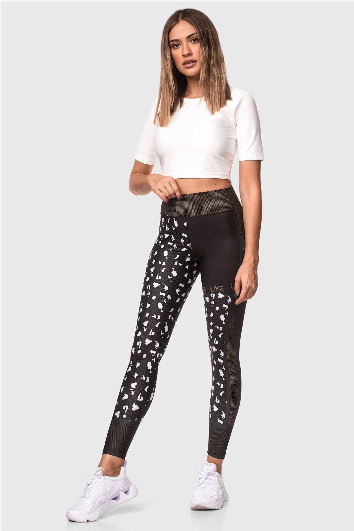Superstacy Digital High Waist Patterned Fitness Leggings