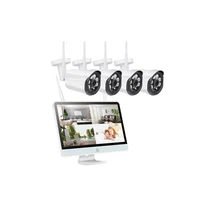 plug and play motion 4ch detection wireless camera smart 12 5 inch lcd touch sreen wifi nvr kits