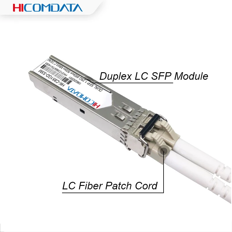 1.25Gb Mini Gbic 850nm 500m Fiber SFP Transceiver Module Gigabit Multimode Duplex LC DDM Compatible INTEL/Cisco/ Switch