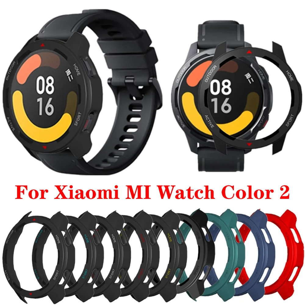 

Цветной защитный чехол для Xiaomi MI Watch, 2 шт., ударопрочный защитный чехол с рисунком весы, Жесткий Чехол, аксессуары для часов