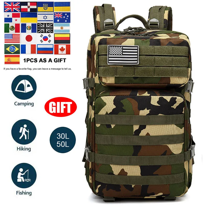 

Тактические женские походные сумки OULYLAN 30L/50L, 900D, нейлоновый военный мужской рюкзак, уличная сумка для походов и охоты, водонепроницаемая сумка для кемпинга