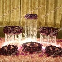 wedding crystal cake stand wedding decoration party prop wedding centerpiece 3pcslot wedding crystal cake display 03d1