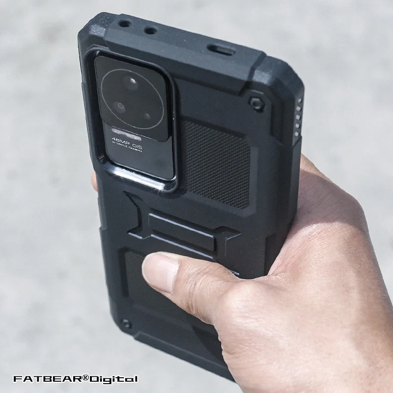 Фото [Для Xiaomi Redmi K50 K50Pro] FATBEAR тактический военный класс Прочный противоударный армированный буферный чехол мягкий чехол №2