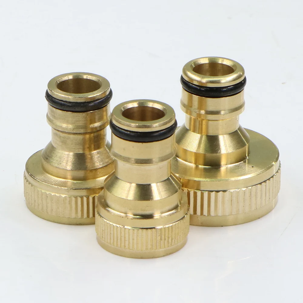 Прочный латунный быстроразъемный соединитель 1/2 дюйма 3/4 1 дюйм Женская Резьба BSP