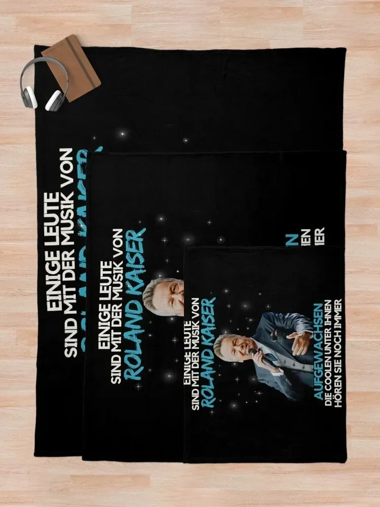 Копия Роланд Каайзера | Рип Roland Kaiser Schlagers?nger nur неядовище Weiss Otra kaiser Плед Одеяло