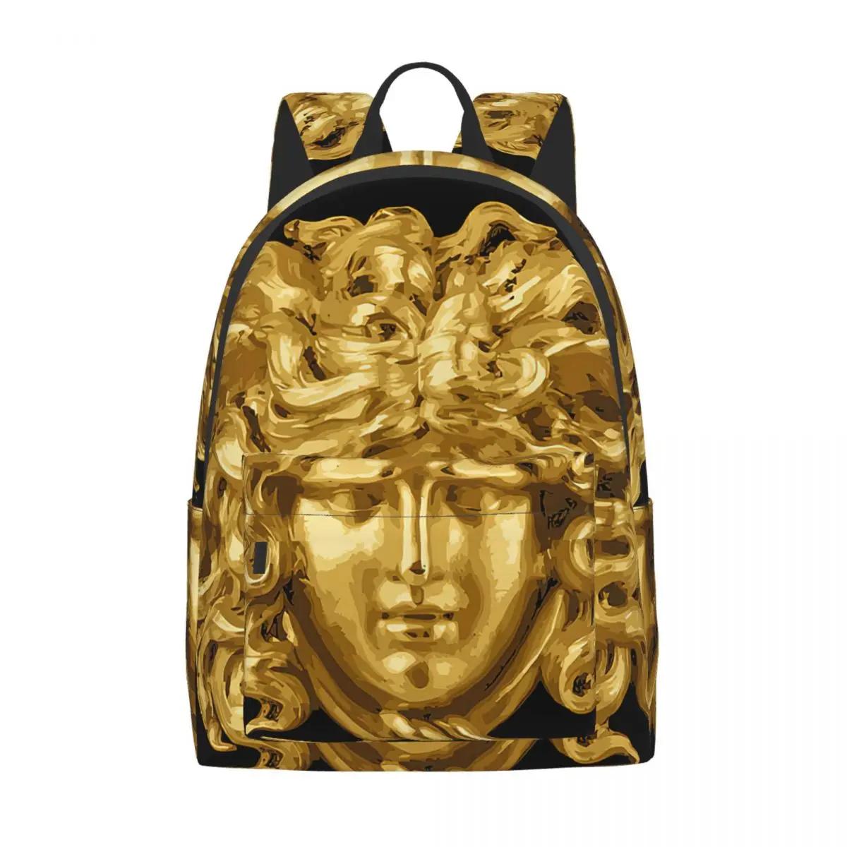 

Halloween Snake Hair Greek Mythology Medusa Head Girl Backpack Boy School Backpack Man Backpack Woman Backpack