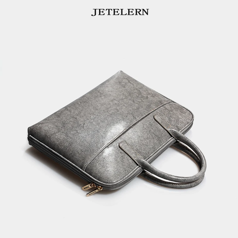 Женский портфель из натуральной кожи сумка для ноутбука 14 дюймов модный