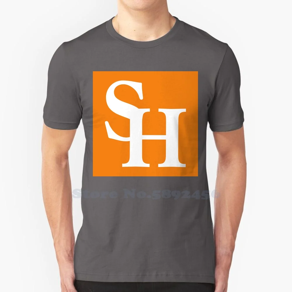 

Футболка с логотипом Государственного Университета Хьюстона Sam, высококачественные модные футболки, новинка, футболка из 100% хлопка