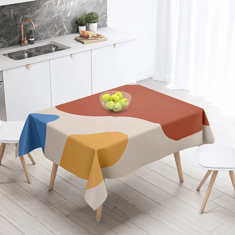 Скатерть Morandi в скандинавском стиле водонепроницаемый коврик для стола