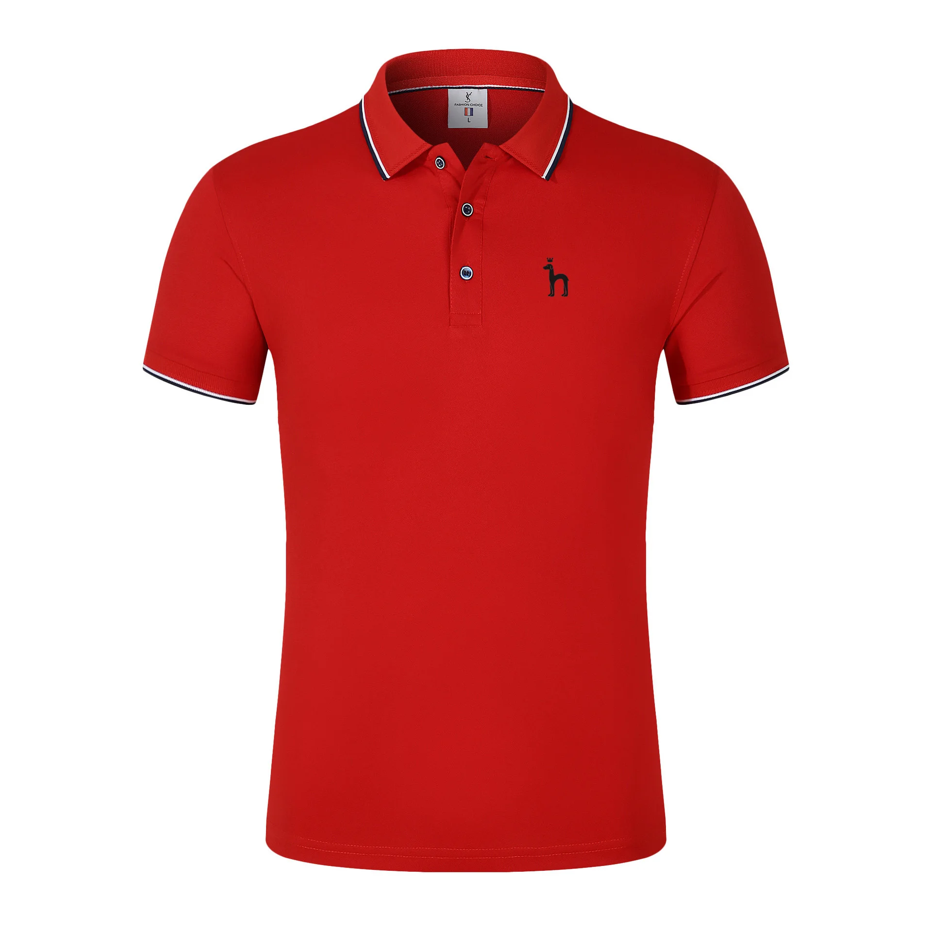Hazzys New Wrinkle Resistant Active Polo Golf Shirt Top Men Summer Business Casual Breathable High Quality Men's Polo T-shirt