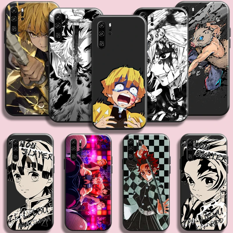 

Demon Slayer Uzui Tengen Phone Case For Huawei P50 P40 P30 P20 Pro Lite 5G P Smart Z Black Cases Cover Shockproof Coque