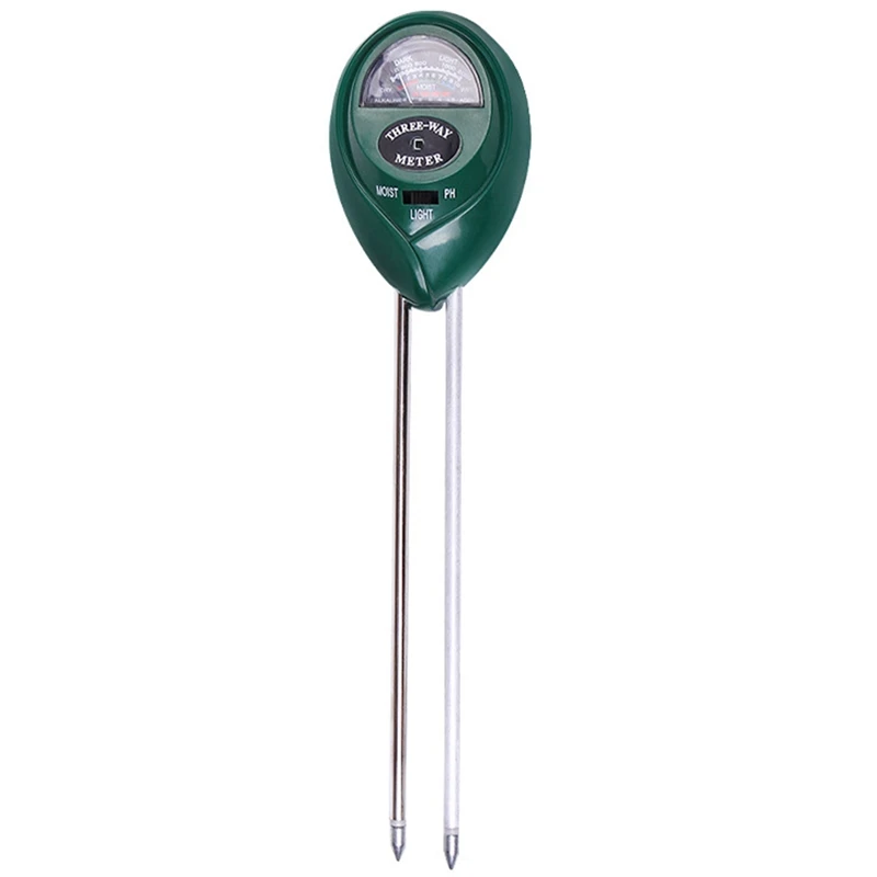

Soil PH Meter 3-In-1 Soil Tester Humidity Lamp PH Meter Tool