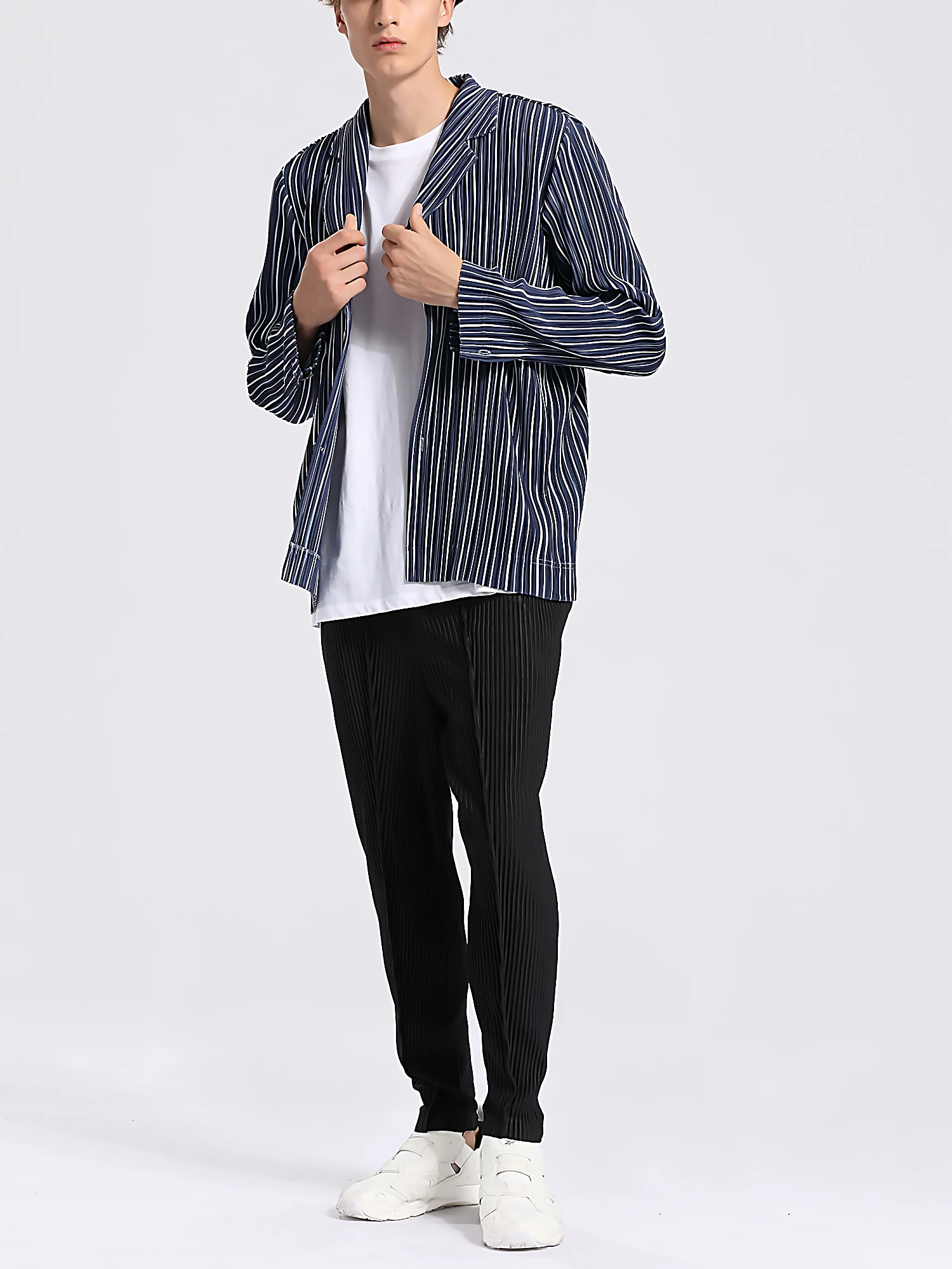 Пиджак MI TEMPIO стильные оригинальные мужские облегающие костюмы зимние