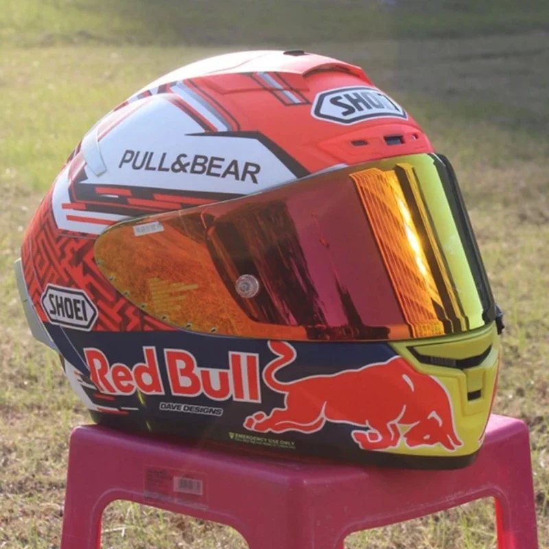 

Шлем X14 Marquez Red Ant Bull на все лицо гоночный мотоциклетный профессиональный шлем Casco De Motocicleta W