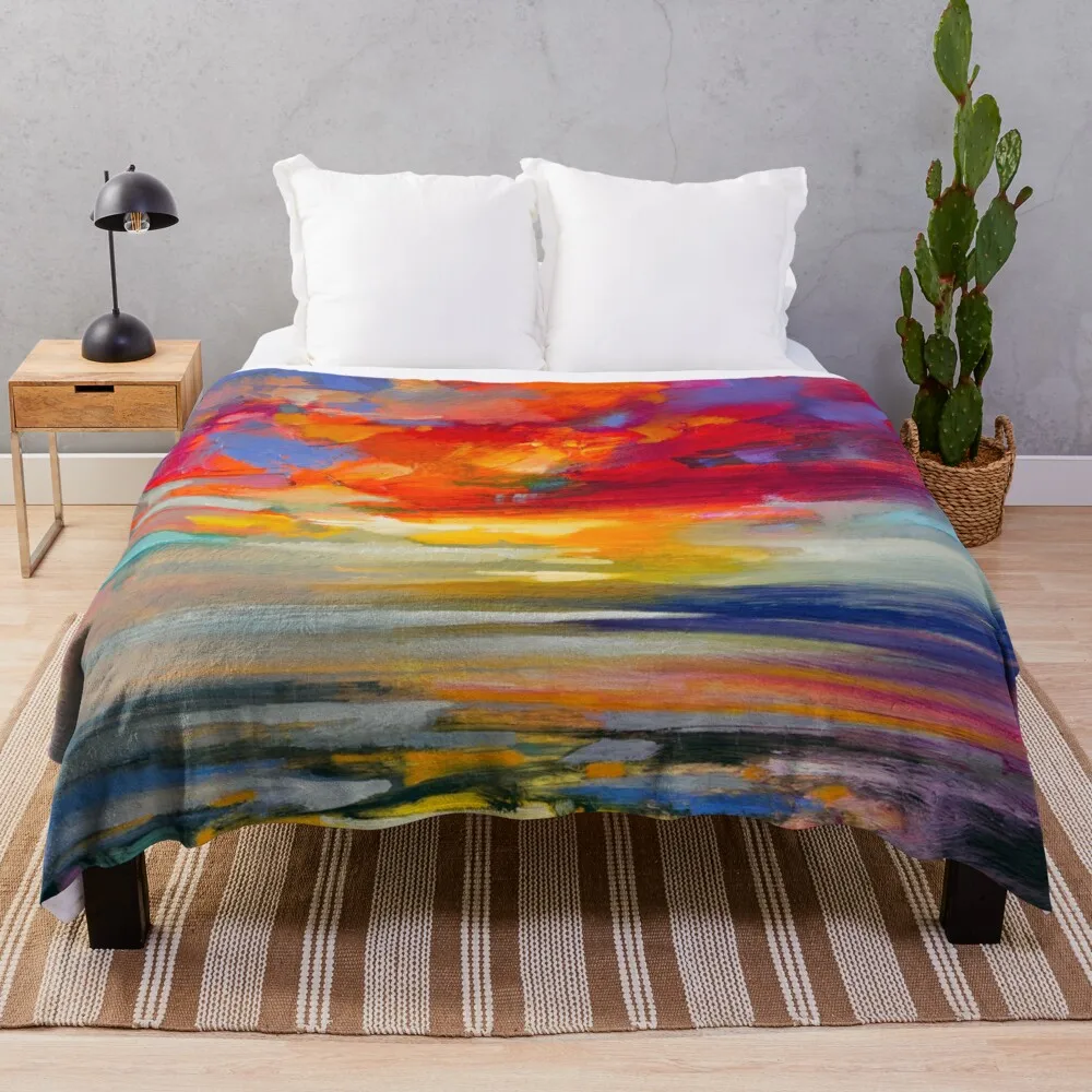 

Vivid Light 2 Throw Blanket designer blanket