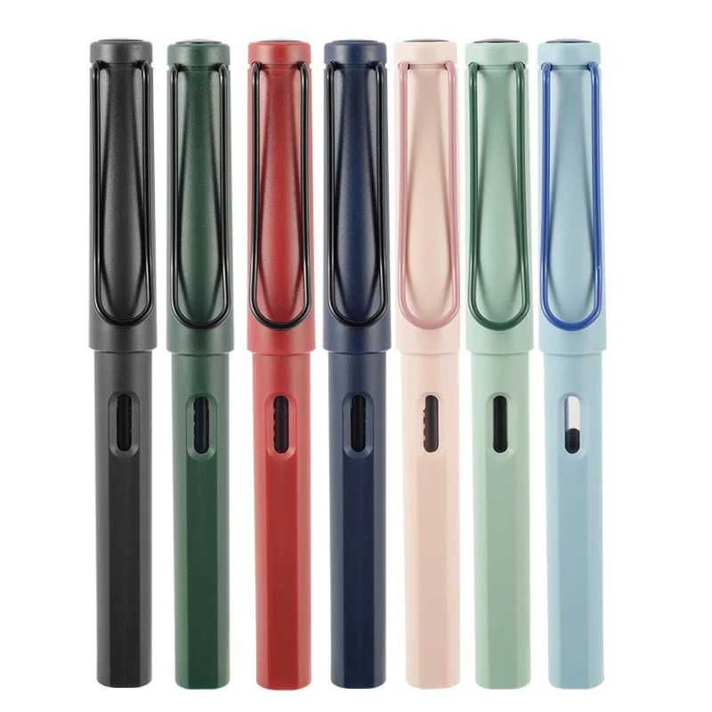 Модная винтажная перьевая ручка EF перо из нержавеющей стали очень тонкая со