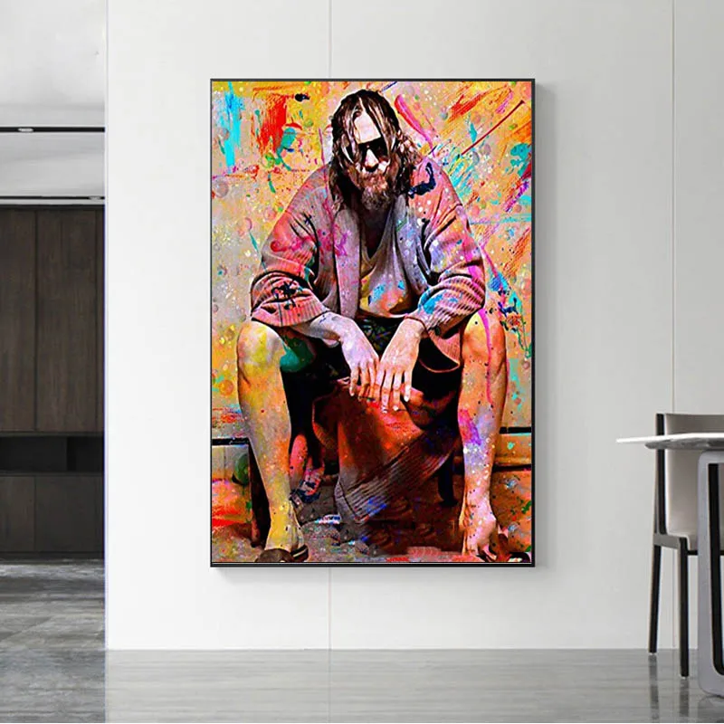 GX1035 большой плакат Lebowski унитаз из классического фильма ванная комната Печать на