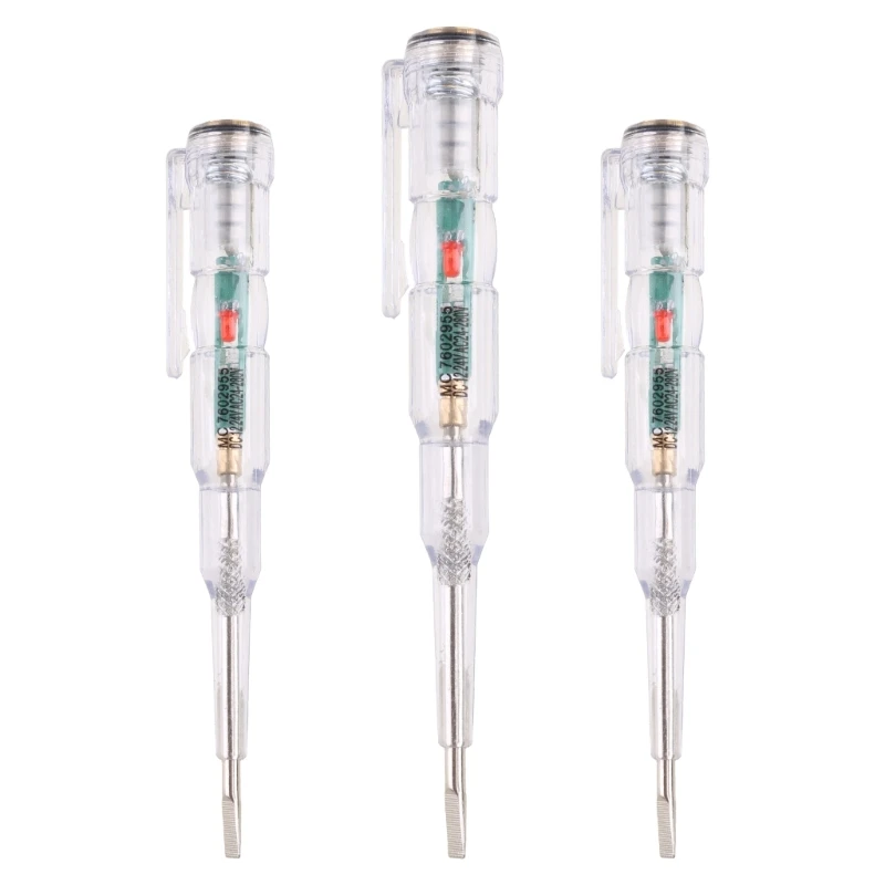 

Умный электрический тестер в виде ручки, умный чип, двухцветный светодиодный тестер для проводов под напряжением или нуля, удобный зажим, ди...