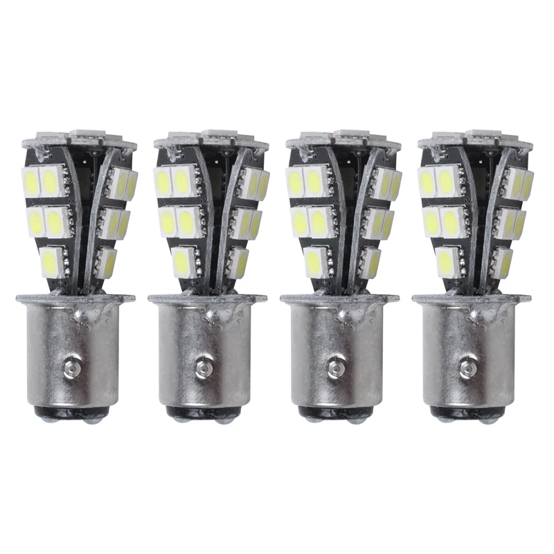 

4X 1157 P21W BAY15D 5050 18 SMD LED Tail Brake Stop Light Bulb White