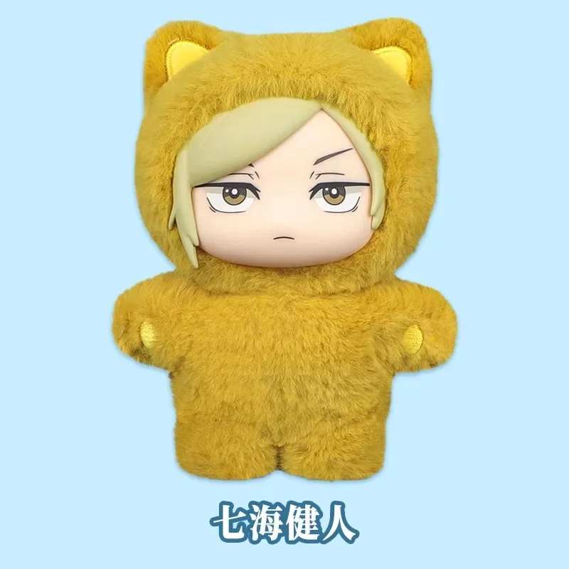 Фото Новый оригинальный Eaki Jujutsu Kaisen Season 2 Cat Park Party Gojo Satoru слепая коробка плюшевая кукла сумка кулон модель коллекция подарки для детей №4