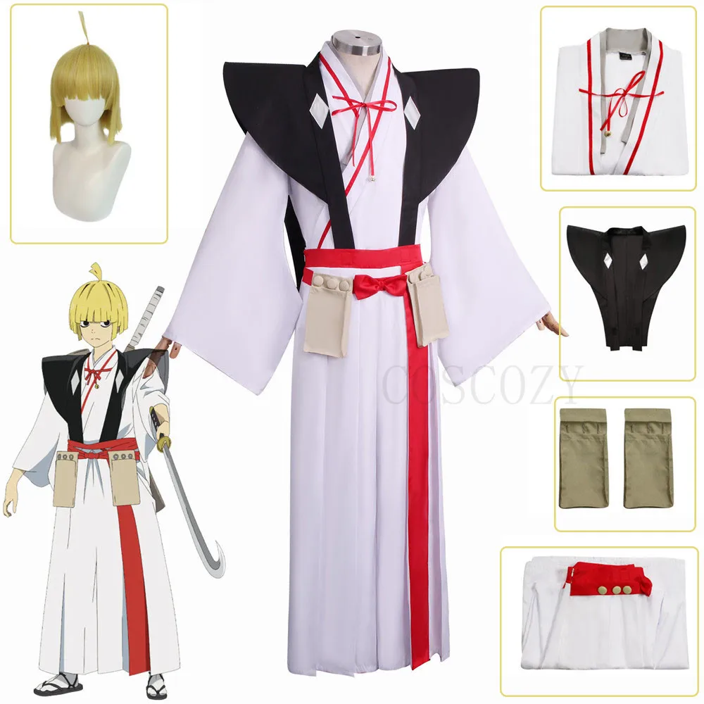 

Anime Hell's Paradise Jigokuraku Yamada Asaemon Fuchi Cosplay Costume Kimono Uniform For Women Men Halloween Carnival Costume