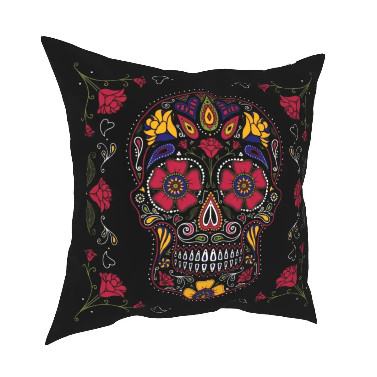 Чехол для подушки День мертвых сахаров 45 х45 см |