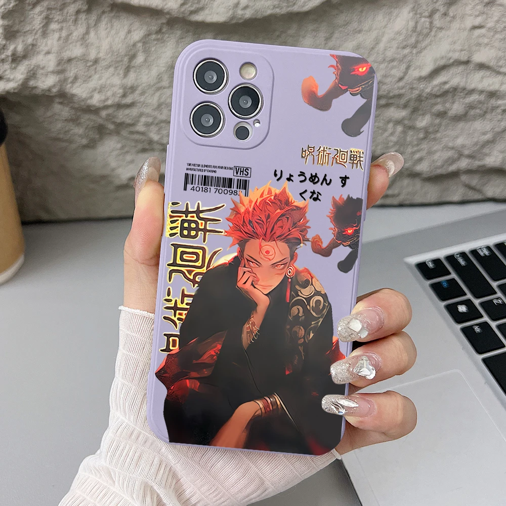 Чехол для телефона Jujutsu Kaisen Gojo Sukuna Oppo Realme C65 C63 C55 C53 C35 C33 13 11 10 9 8 8i 7 Pro Plus 4G 5G Soft Capa Cover