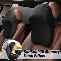 car seat headrest cushion memory foam pillow neck pillow back support breathable mesh black four seasons universal anti fatigue
