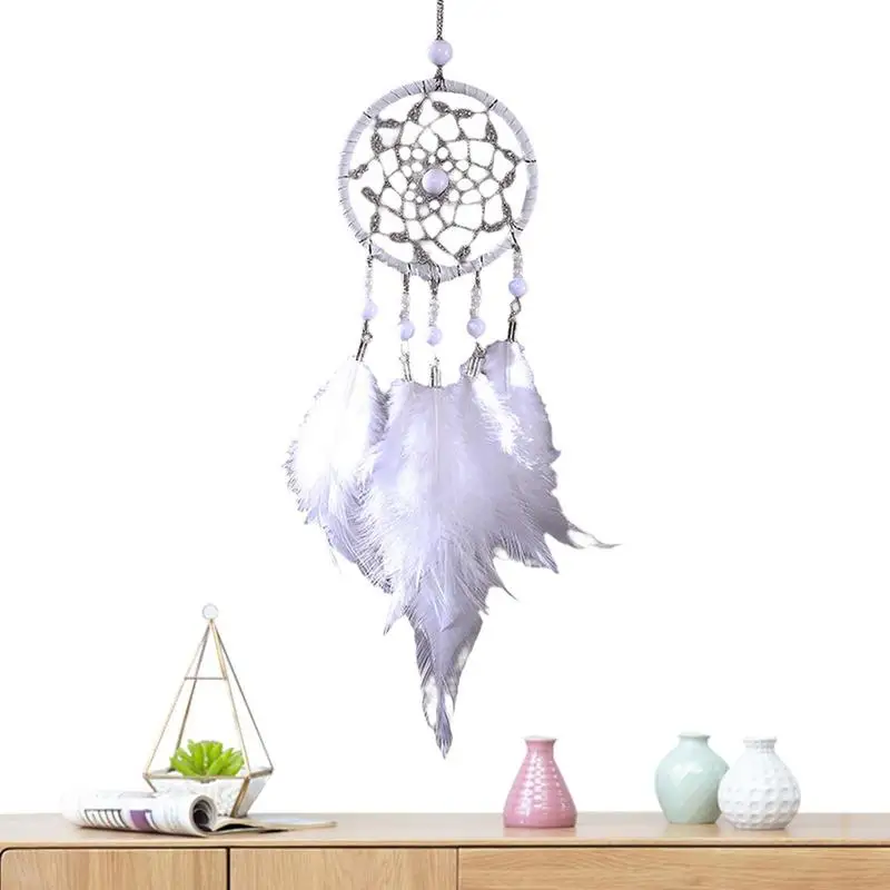 

TriColor Mini Car Ornaments Dream Catcher Pendant Innovative Gifts Wind Chimes Dreamcatcher Auto Interior Accessories