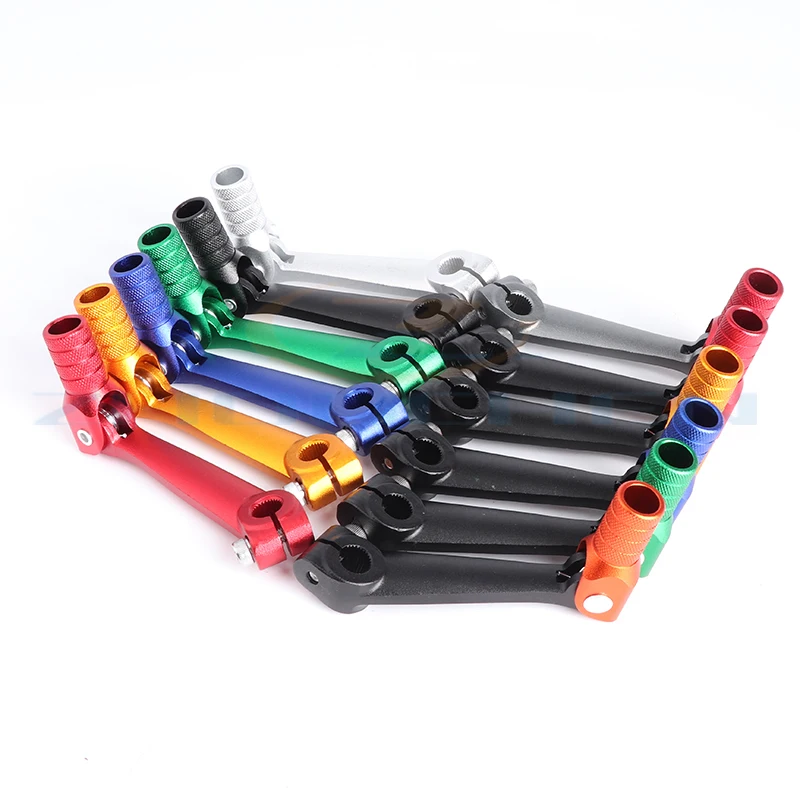 

Folding CNC Aluminum Gear Shift Lever Gear Shift Lever Fit For Kayo T2 T4 T4L ATV Dirt Bike Pit Bikes Gear Lever Motorcycle