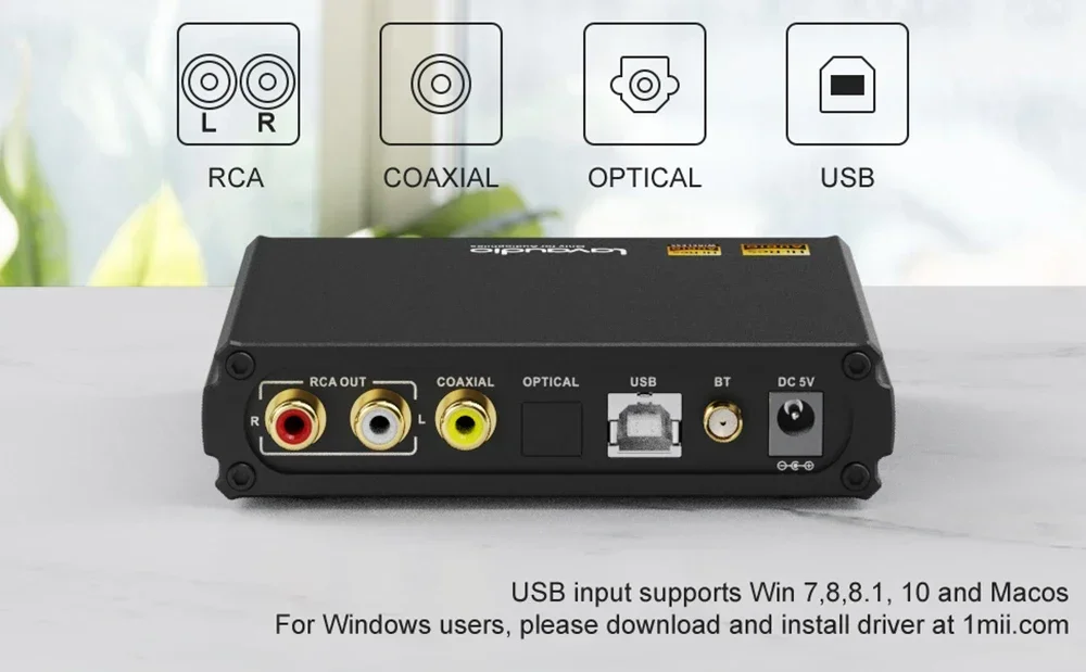 Фото Новый Lavaudio DS600+ USB ES9038Q2M HiFi DAC: настольный декодер-предусилитель с AptX-LL/HD и LDAC, Bluetooth 5.0 аудиоприемник №5