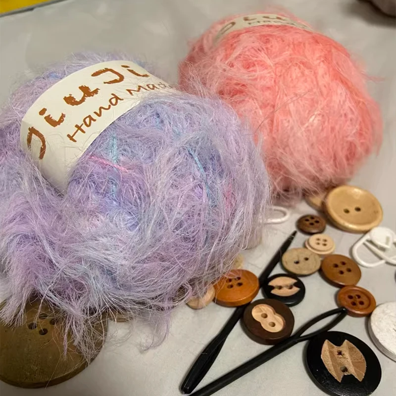 50 г/рулон пряжа из искусственного меха норки