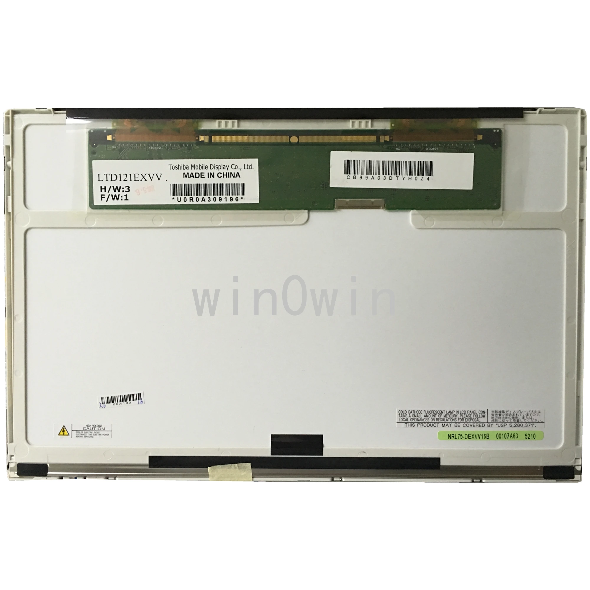 LTD121EXVV подходит для LTN121AT02 LTN121W1-L03 B121EW03 V.0 N121I3-L01 LTN121AT01 LTD121EXEV 20PIN XJ ЖК-экран ноутбука