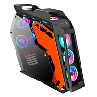 2021 cool design coolman daka plus special shaped case atx full tower gamer gaming computer pc case