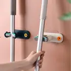 Зажим для швабры, крючок для ванной комнаты, полка для хранения без отверстий, кухонная щетка, метла, вешалка для керамической плитки, самоклеящийся бытовой инструмент для хранения