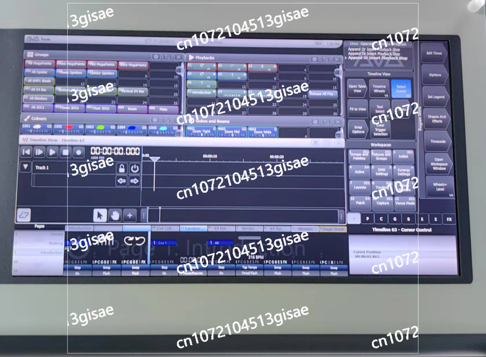 Фото Контроллер TIGER TOUCH II 2 Pro DMX, емкостный сенсорный экран высокой яркости Titan V16 V17 V18 двойная система №4