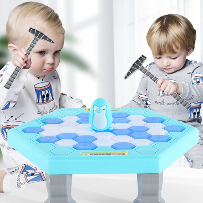 

Puzzle Blocks Ice Breaking Save The Penguin Trap Puzzle Board Game Educational ABS Parent-child Communication Indoor