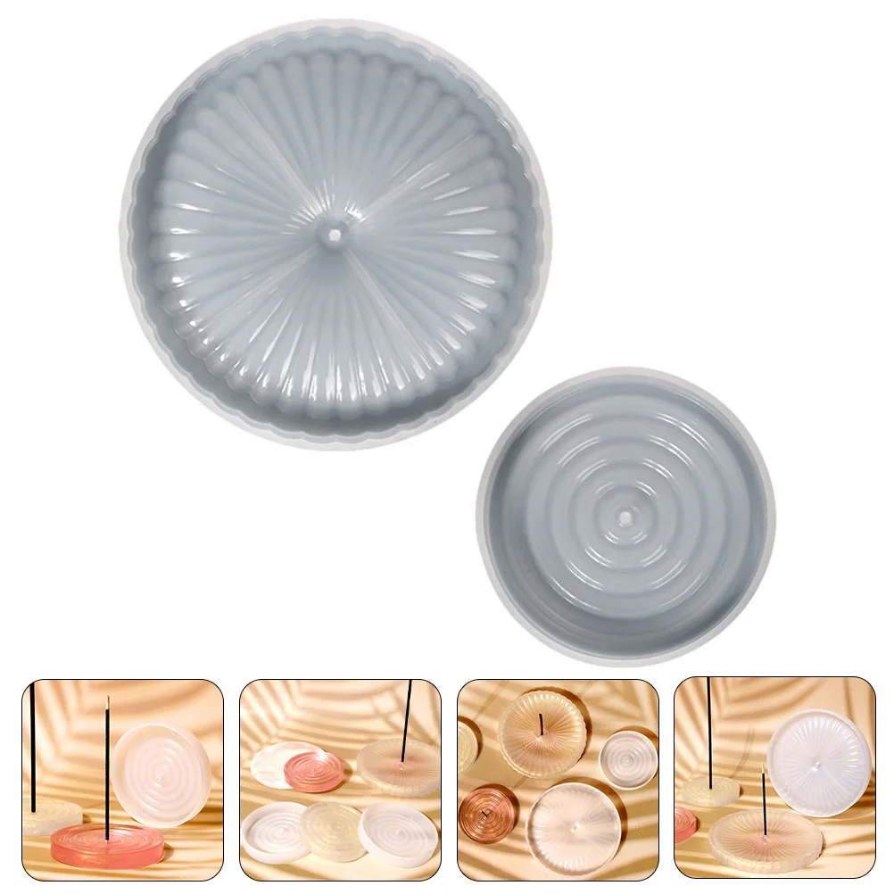 

Mould Resin Molds Silicone Tray Casting Dish Plate Jewelry Epoxy Burner Trinket Rings Display Earrings Storage Round Organizer