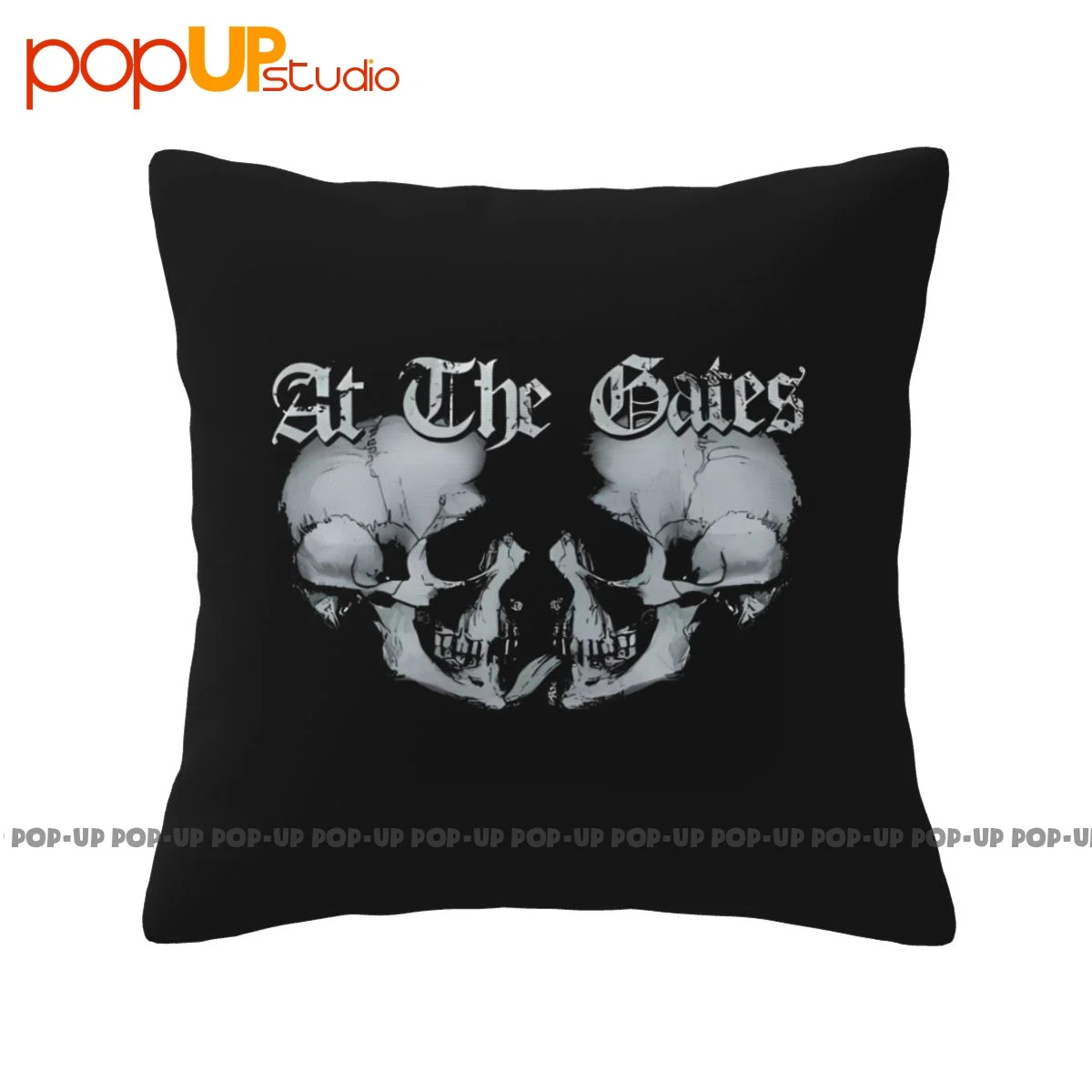 Роскошная наволочка для подушки «Темное спокойствие в пламени»