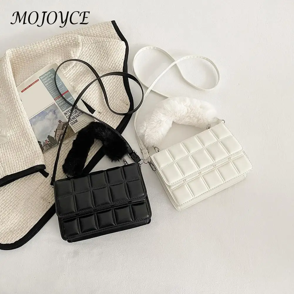 

Female Retro Plaid Women Crossbody Bag Women Lattice Trending Small Capacity Messenger Bag Multifunctional Handbags