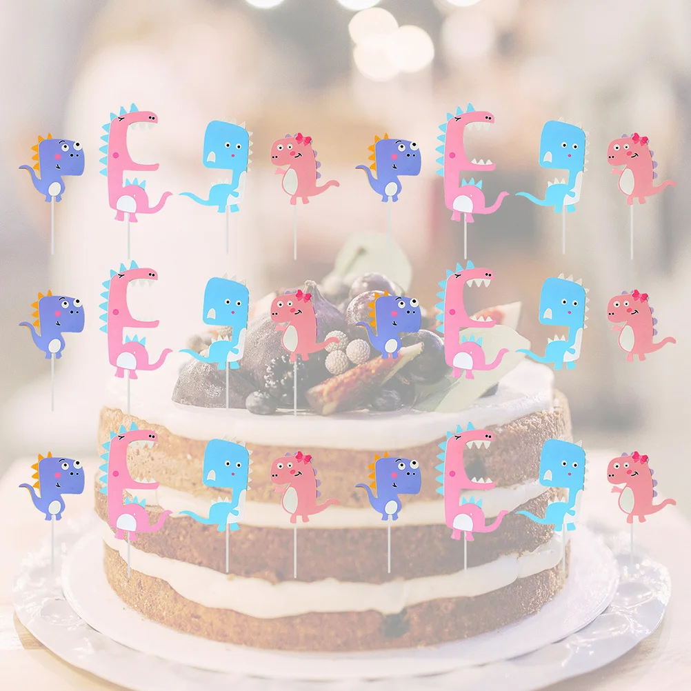 

Animal Cake Birthdaytopper Cupcake Toppers Party Children Kids Favors Baby Paper Shower Jungle Picks Supplies