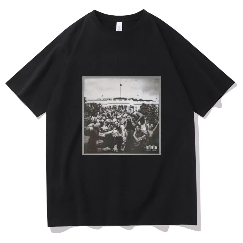 

Hip Hop Rapper Kendrick Lamar Good Kid Tshirt Tops Men Women 100% Cotton Short Sleeve Tees Regular Male Loose Oversized T-shirt