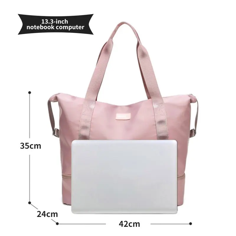 Travel Duffle Bags Sports Gym Bag Shoulder Weekender Overnight Bag for Women