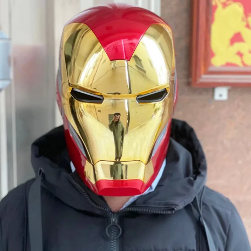 

1/1 Cosplay Marvel Super Hero Iron Man Mk85 Led Light Fully Automatic Helmet Mask Figure Model Collectible Birthday Adult Gifts